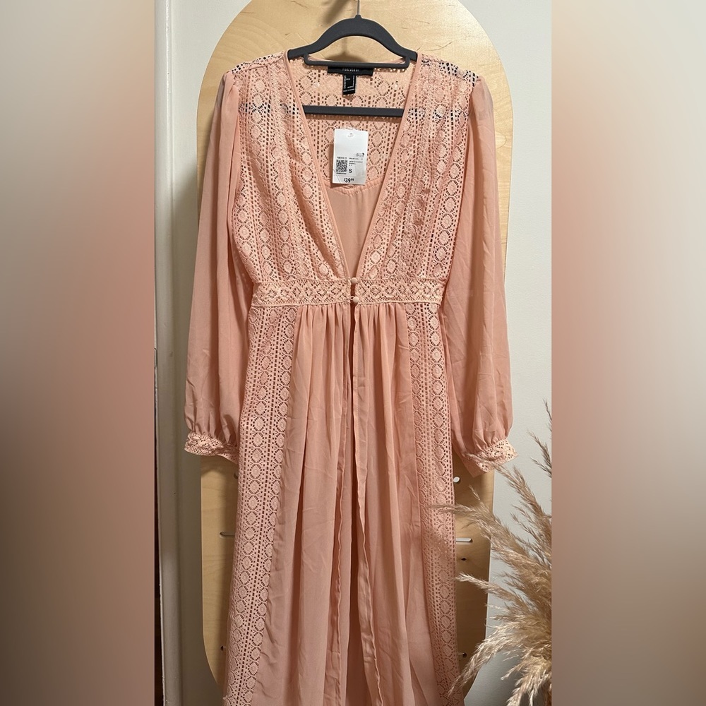 Sheer/ Lace Duster Jacket